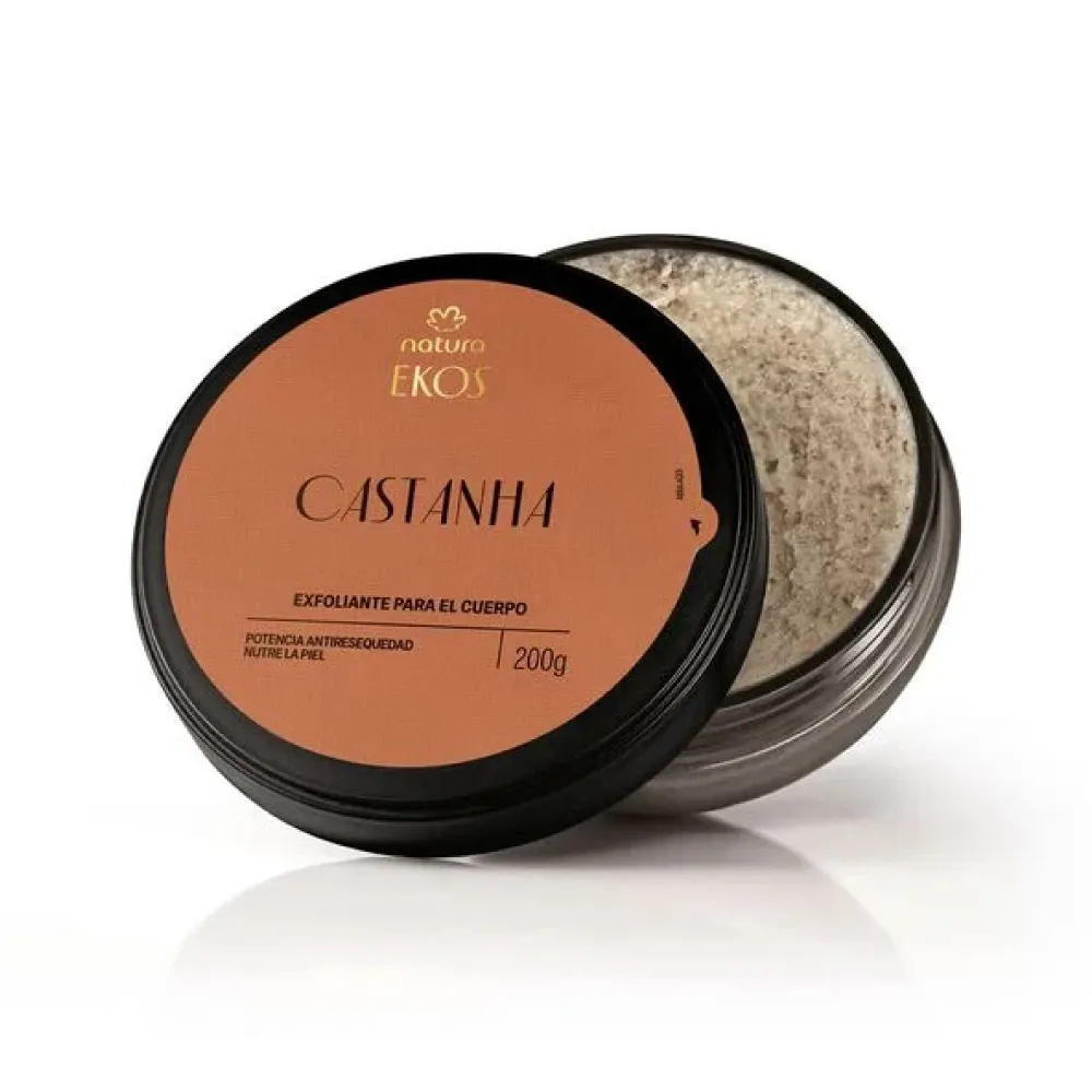Manteca Exfoliante para Cuerpo Castaña Ekos Natura 200 g