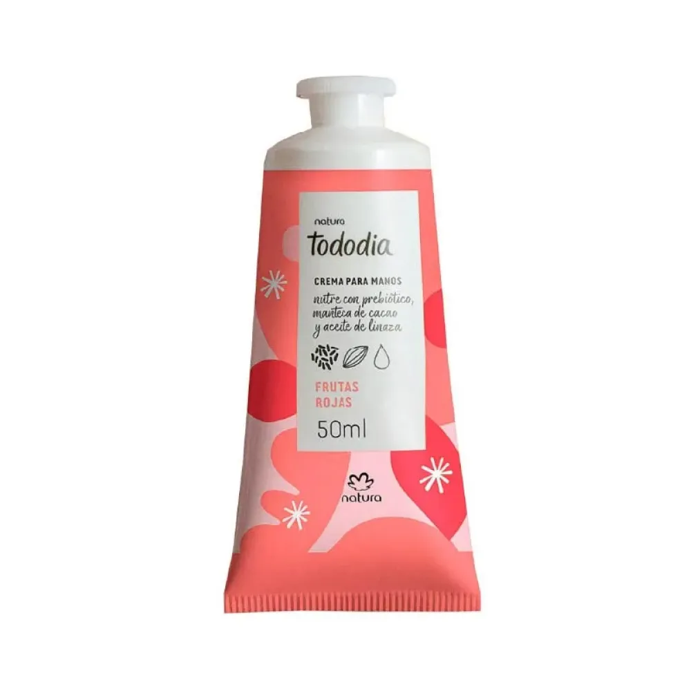 Crema Nutritiva para Manos Tododia Frutos Rojos Natura 50ml