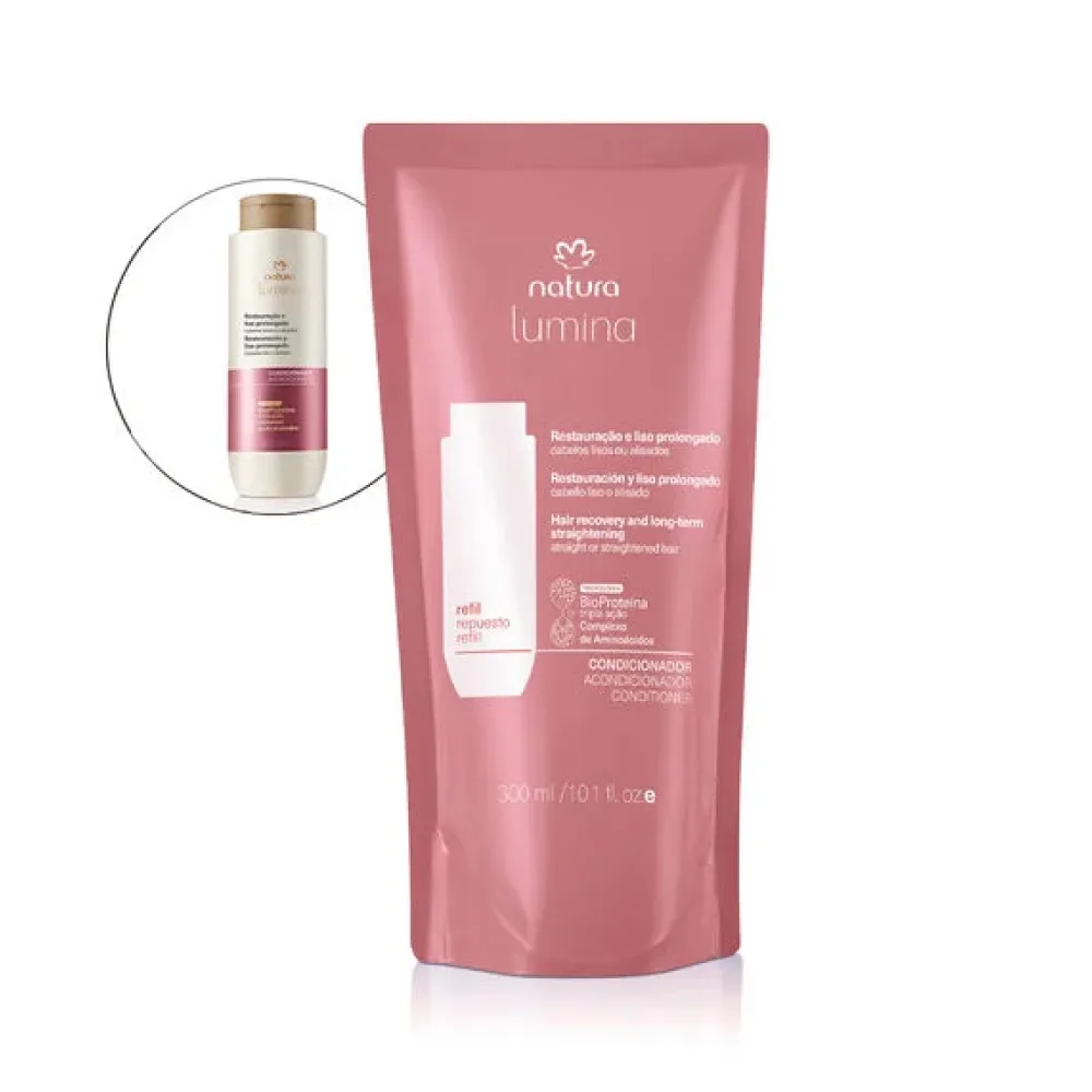 Repuesto Acondicionador Restauración y Liso Prolongado Lumina Natura 300 ml