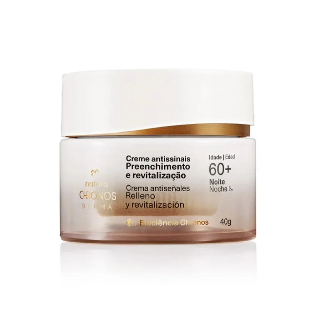 Gel Crema Antiseñales Redinsificación y Revitalización 60+ Noche Chronos Natura 40 g