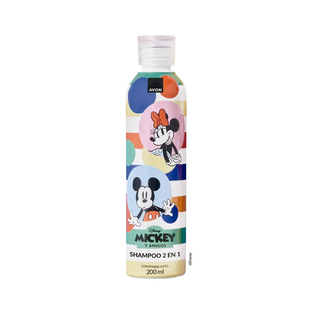 Shampoo 2 en 1 Mickey y Amigos Disney Avon 200 ml