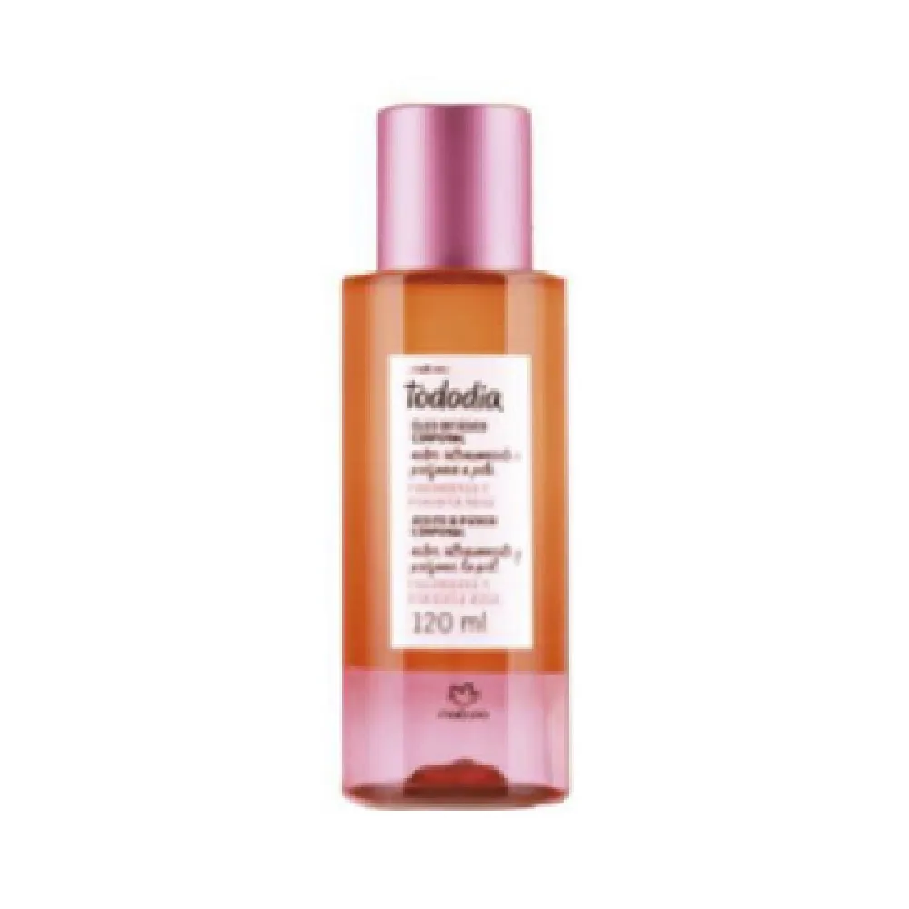 Aceite Bifásico Frambuesa y Pimienta Rosa Tododia Natura 120 ml
