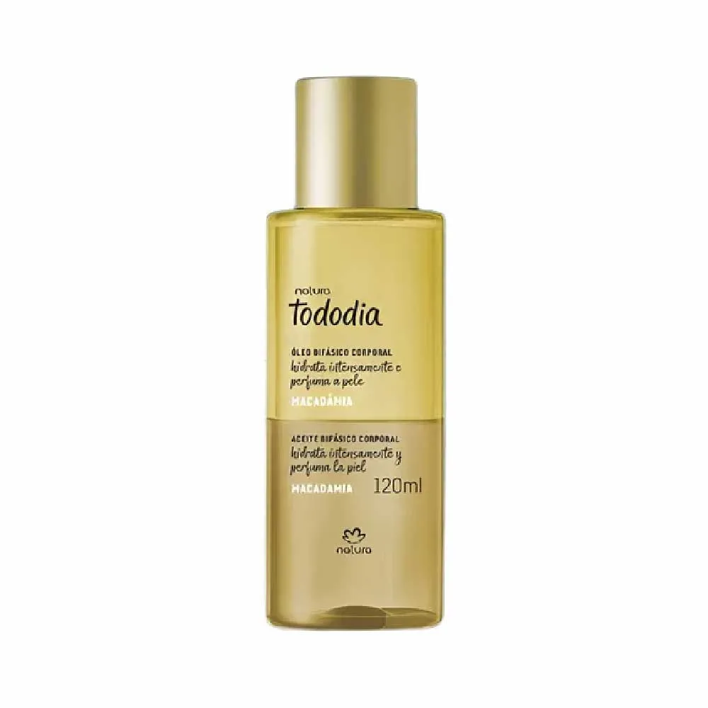 Aceite Bifásico Corporal Macadamia Tododia Natura 120 ml