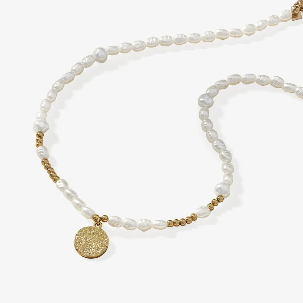 Collar Medalla Perlada Joyería Yanbal