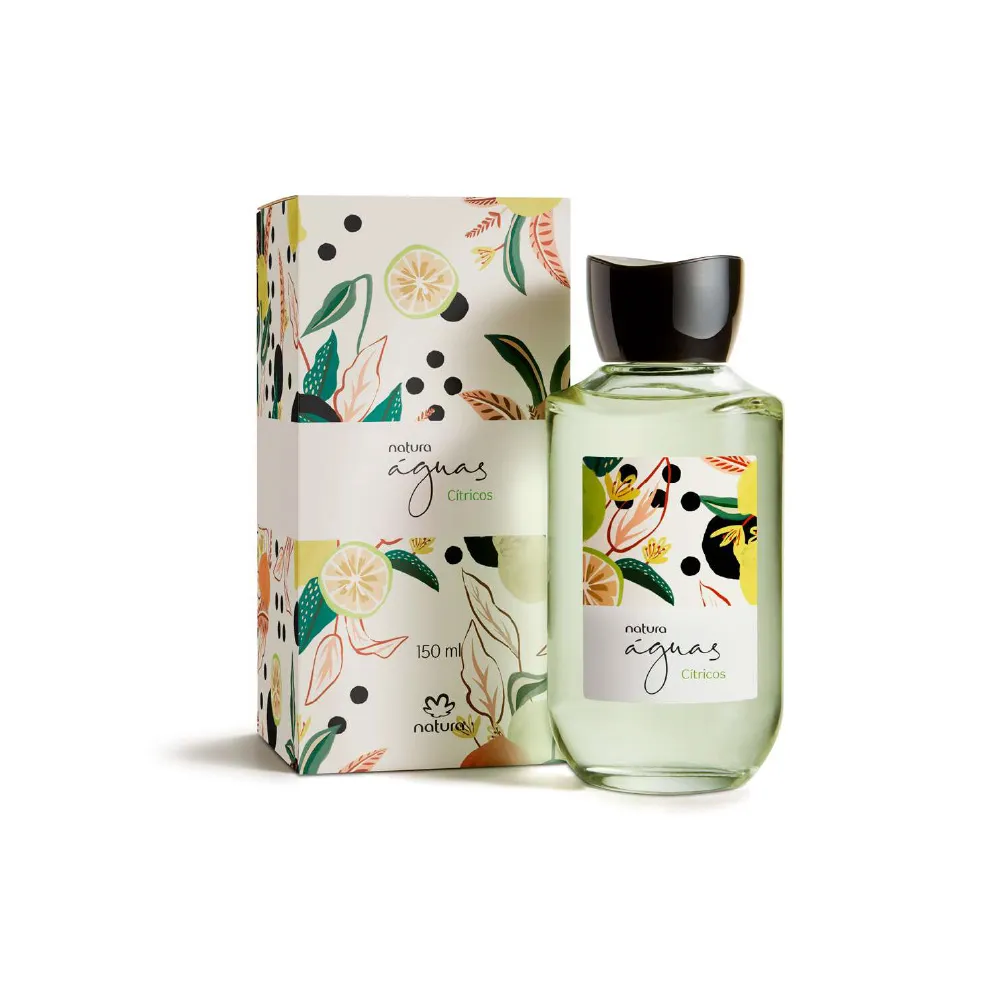 Colonia Femenina Águas Cítricos Natura 150 ml, presentado de frente