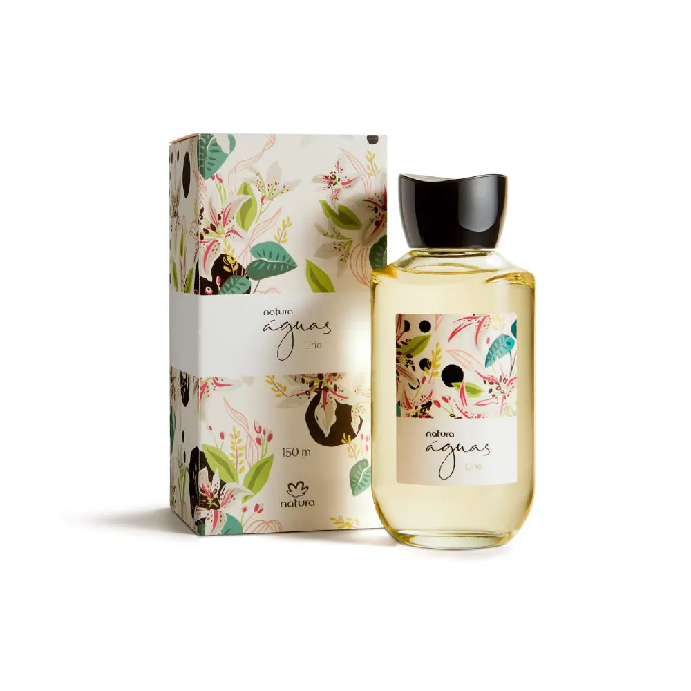 Colonia Femenina Águas Lírio Natura 150 ml, presentado de frente