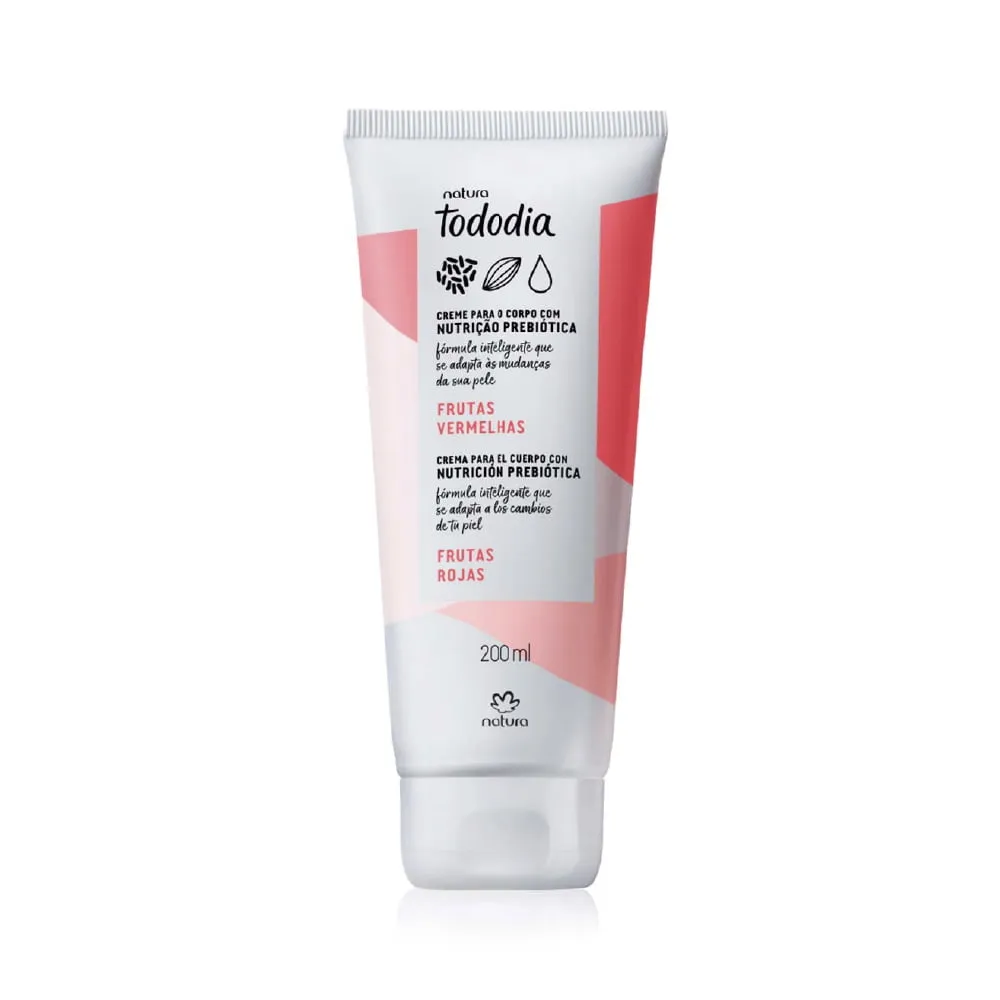 Crema Corporal Frutas Rojas Tododia Natura 200 ml