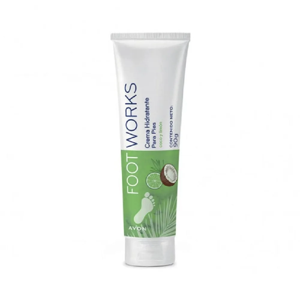 Crema Hidratante para Pies Coco y Limón Foot Works Avon 90 g