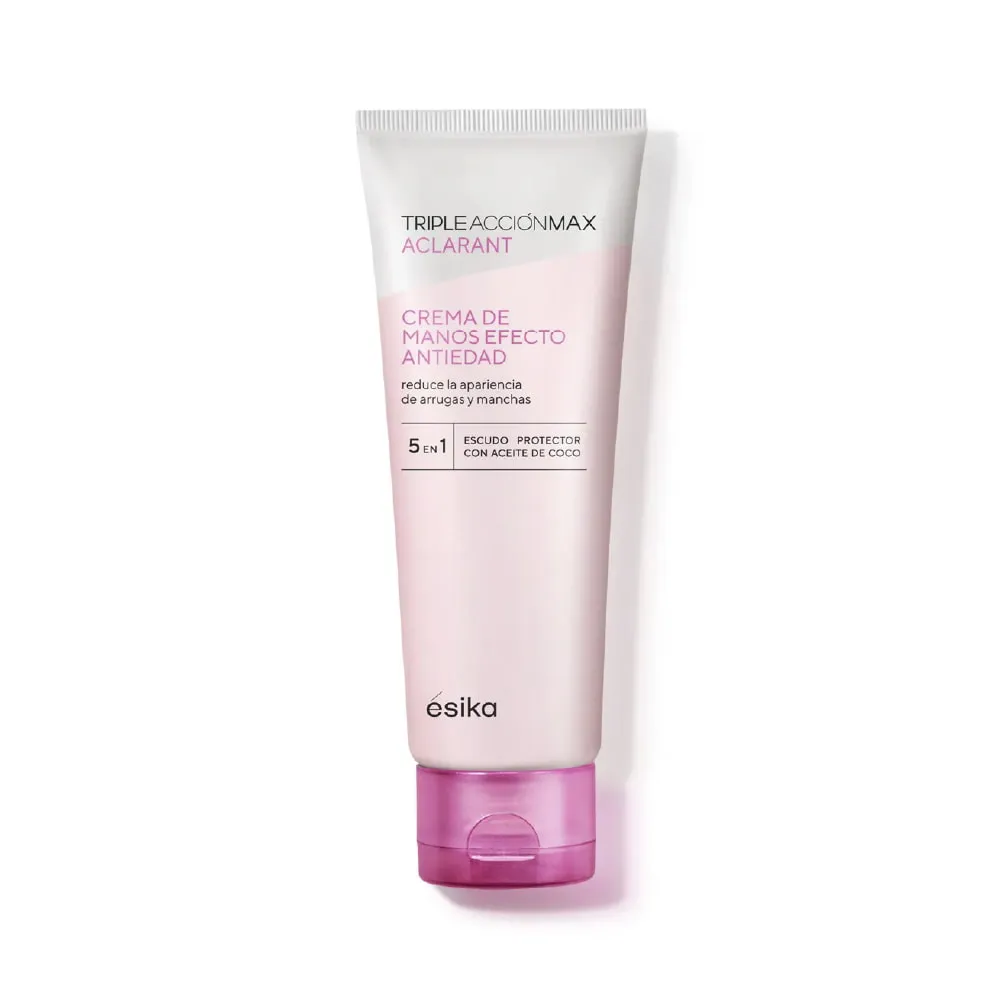 Crema para Manos Antiedad Triple Acción Max Ésika 100 g