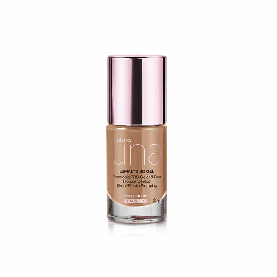 Esmalte 3D Gel Energía 815 Una Natura 8 ml Fondo Blanco