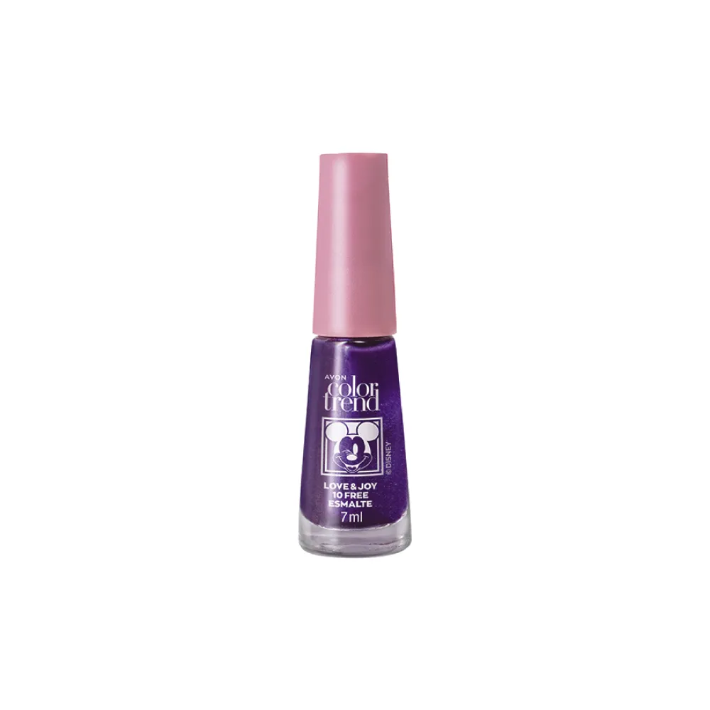 Esmalte para Uñas Magia Púrpura Disney Color Trend Avon 7 ml