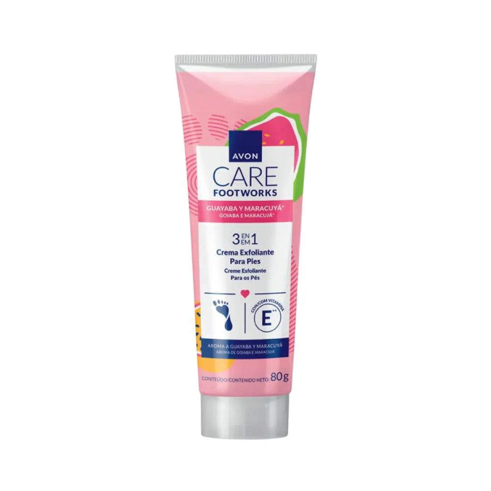 Exfoliante para Pies Guayaba y Maracuyá Foot Works Avon 80 g
