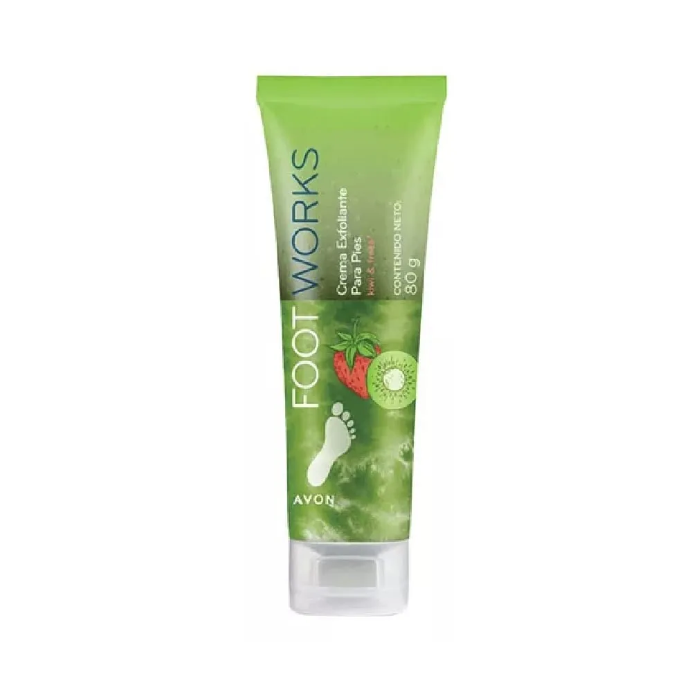 Exfoliante para Pies Kiwi y Fresas Foot Works Avon 80 g