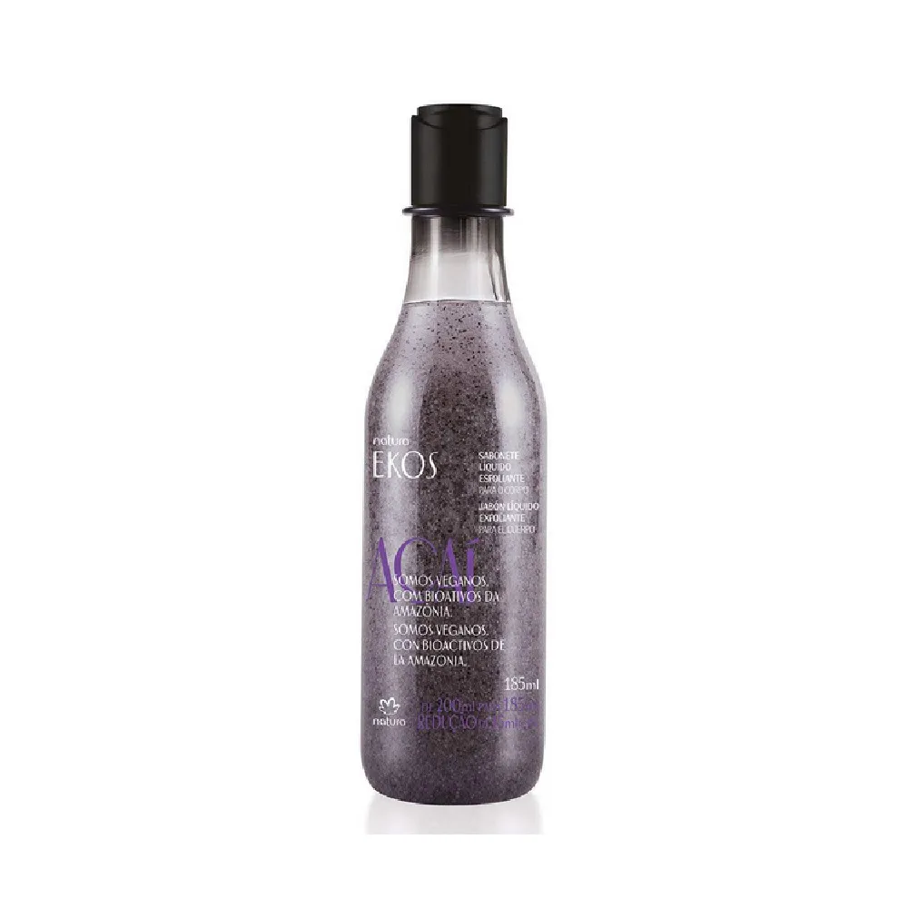 Jabon Líquido Exfoliante Ekos Acaí Natura 185 ml