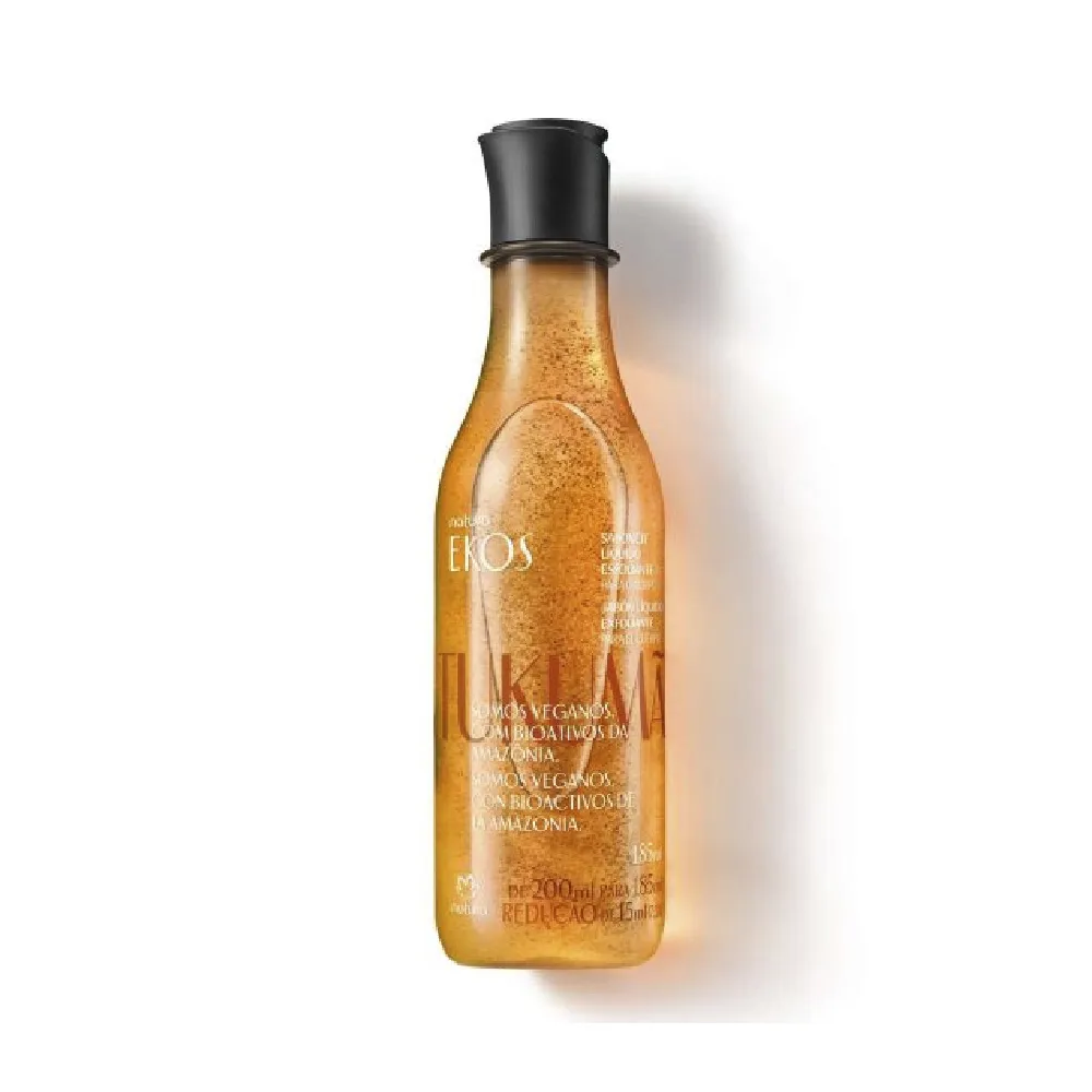 Jabon Líquido Exfoliante Ekos Tukumá Natura 185 ml