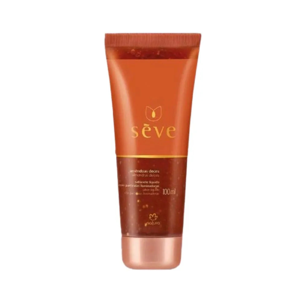 Jabón Líquido Iluminador Corporal Almendras Dulces Seve Natura 100 ml