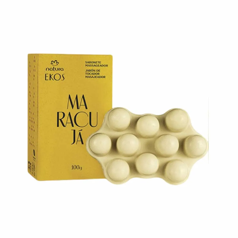 Jabón en Barra Masajeador Maracuyá Ekos Natura 100 g