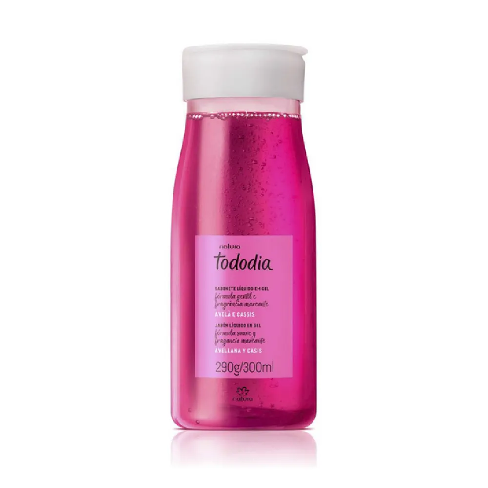 Jabón Líquido Corporal Tododia Avellana y Casis Natura 300 ml