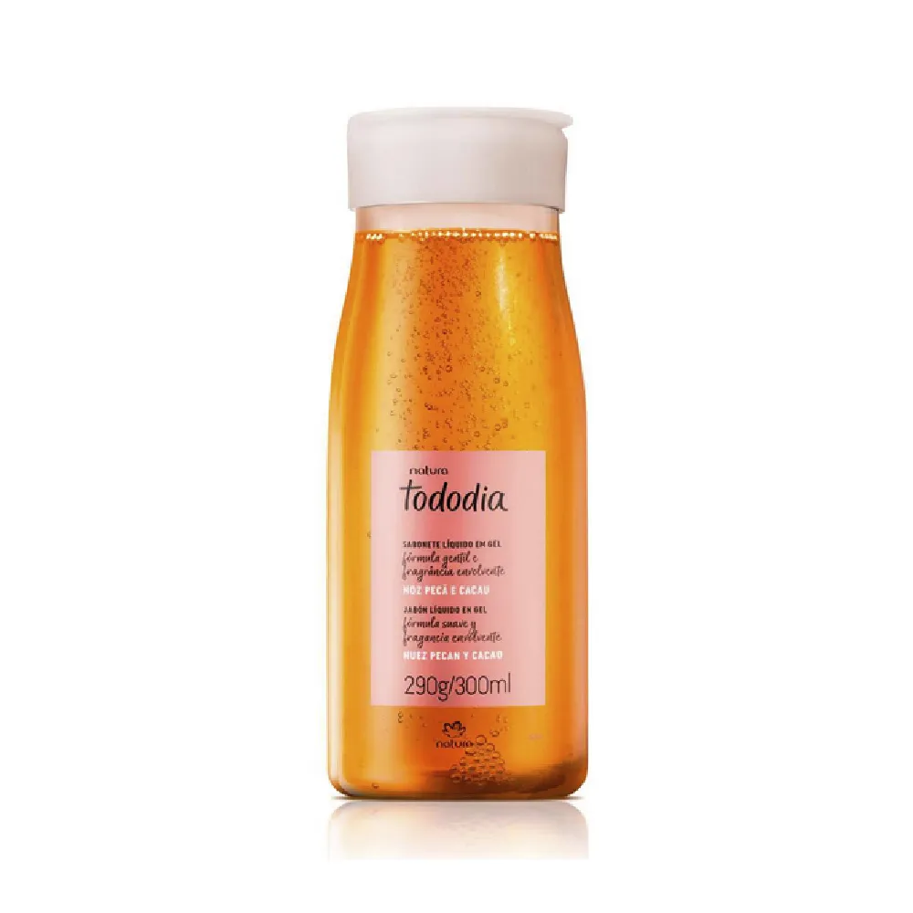 Jabón Líquido Corporal Tododia Nuez Pecán y Cacao Natura 300 ml