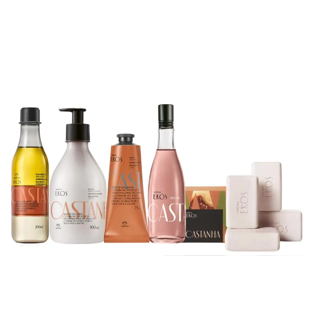 Kit Castaña Ekos Natura 4