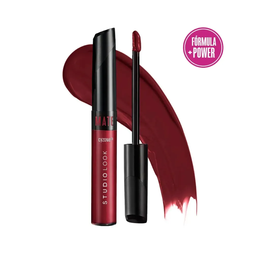 Labial Líquido Mate Ruby Red Studio Look Cyzone 6 ml