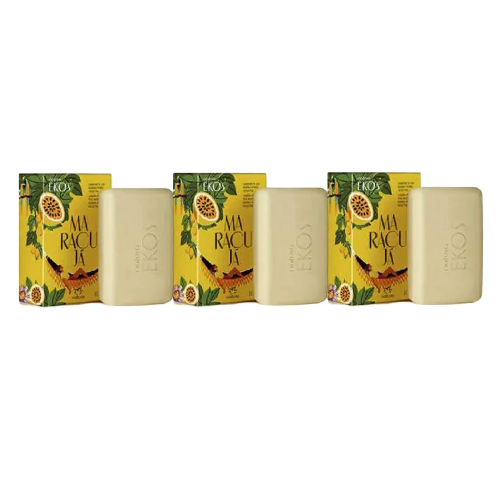 Pack Jabón en Barra Cremoso Maracuyá Ekos Natura 100 g