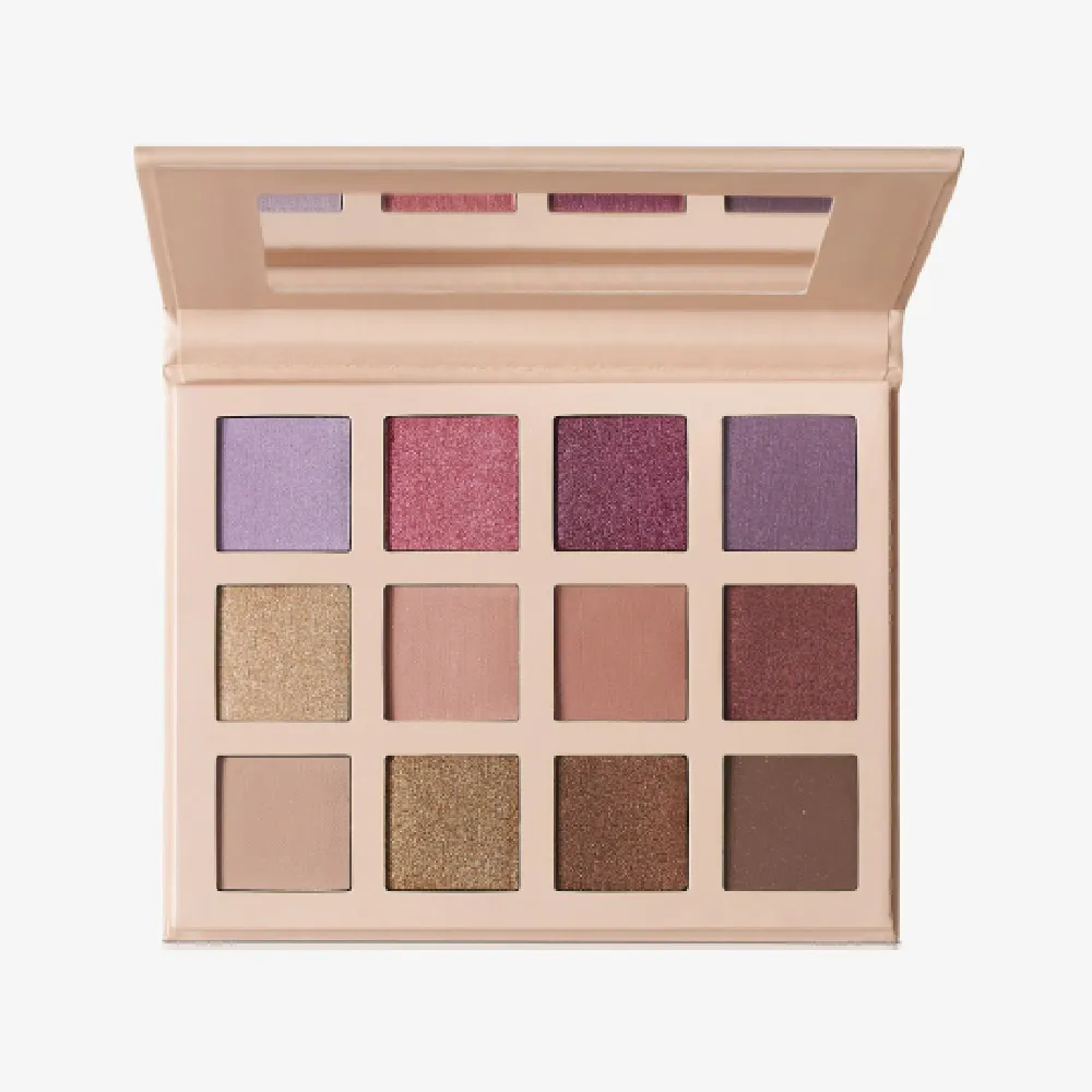 Paleta de Sombras Alma Rosé Ultra Pigmentación Larga Duración Yanbal 12 Tonos