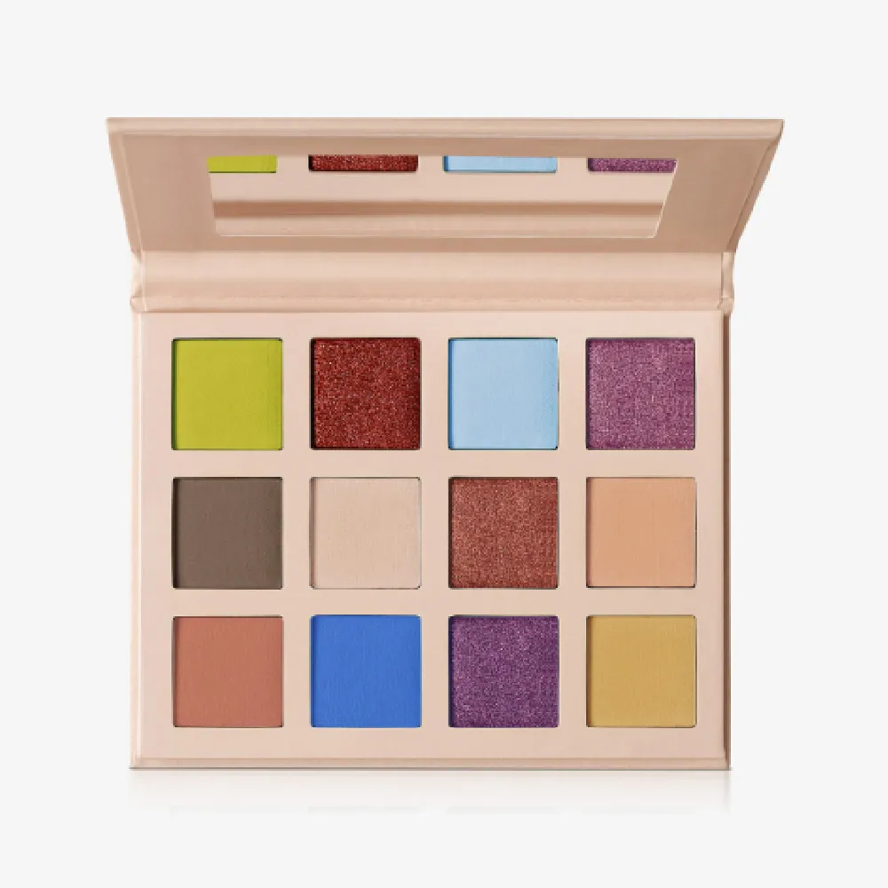 Paleta de Sombras Ultra Pigmentación Viva el Color Yanbal 12 Tonos