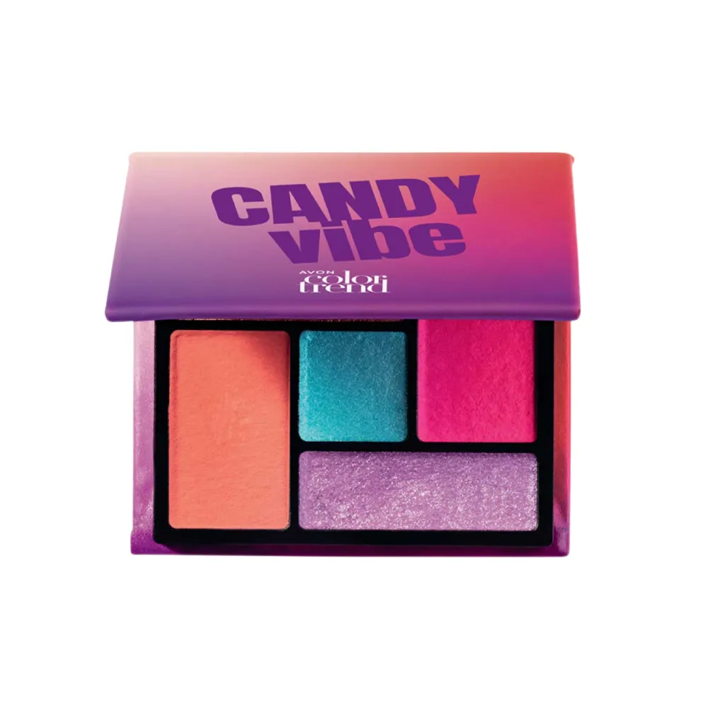 Paleta de Sombras para Ojos Candy Vibe Color Trend Avon 4.2 g