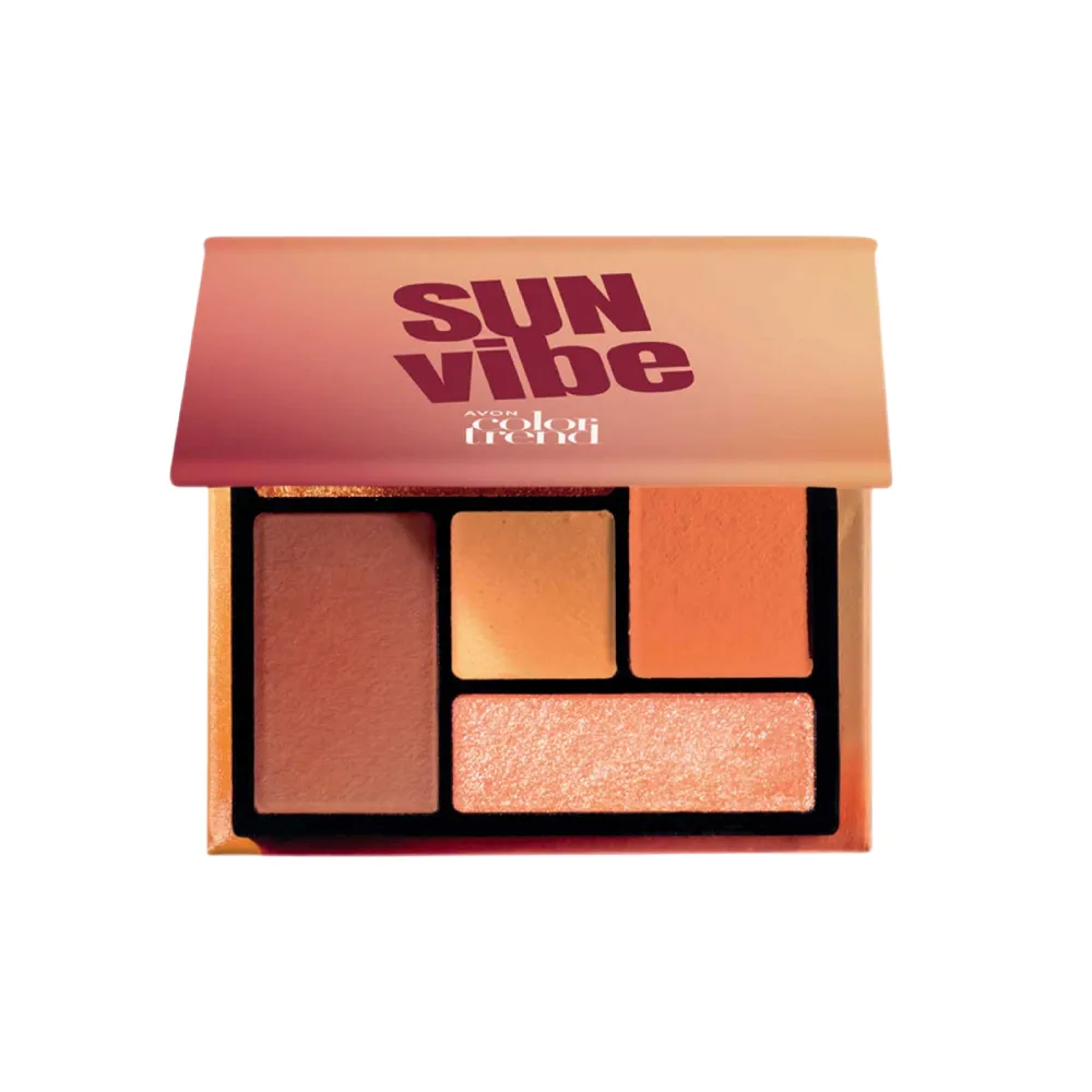 Paleta de Sombras para Ojos Sun Vibe Color Trend Avon 4.2 g