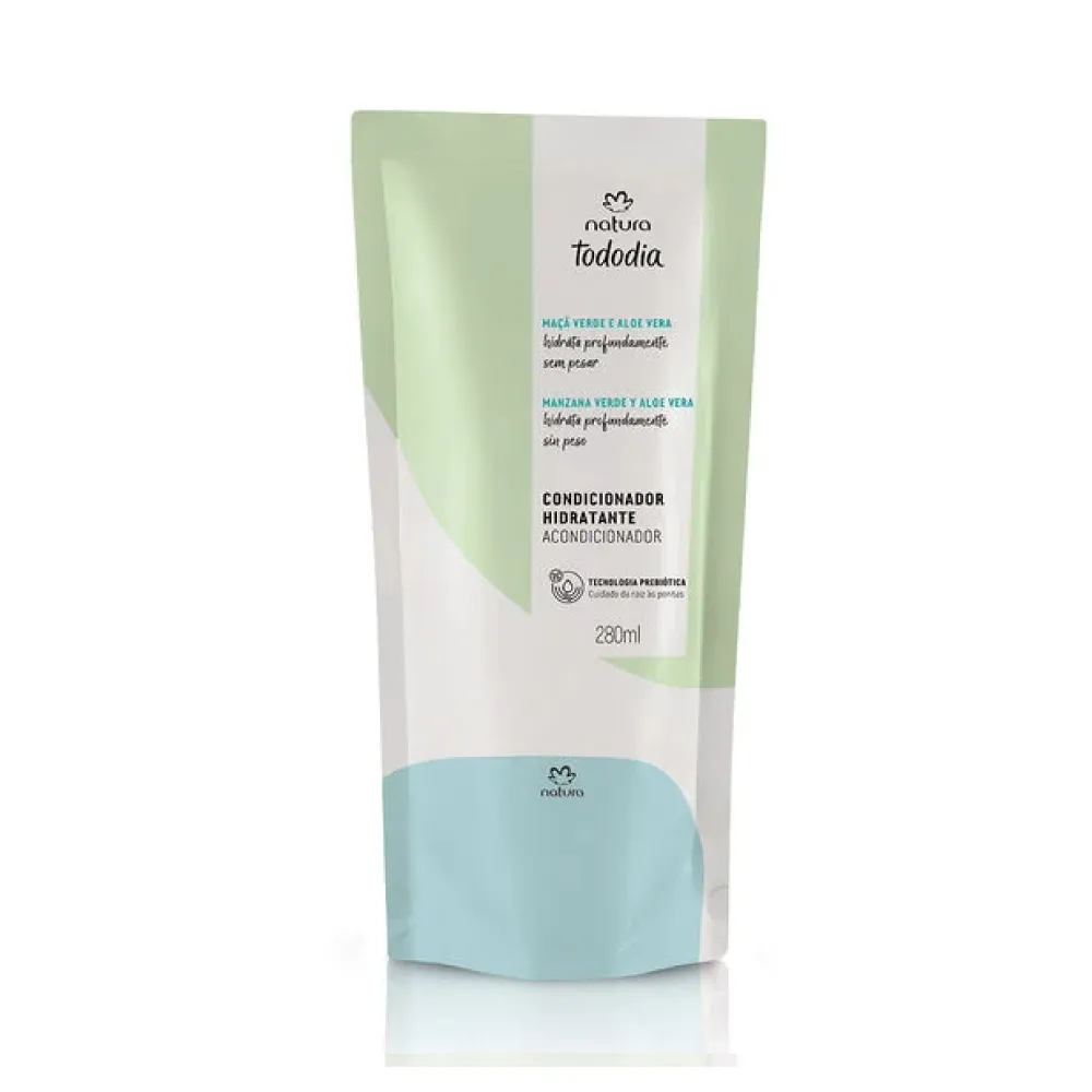 Repuesto Acondicionador Manzana Verde y Aloe Vera Tododia Natura 280 ml
