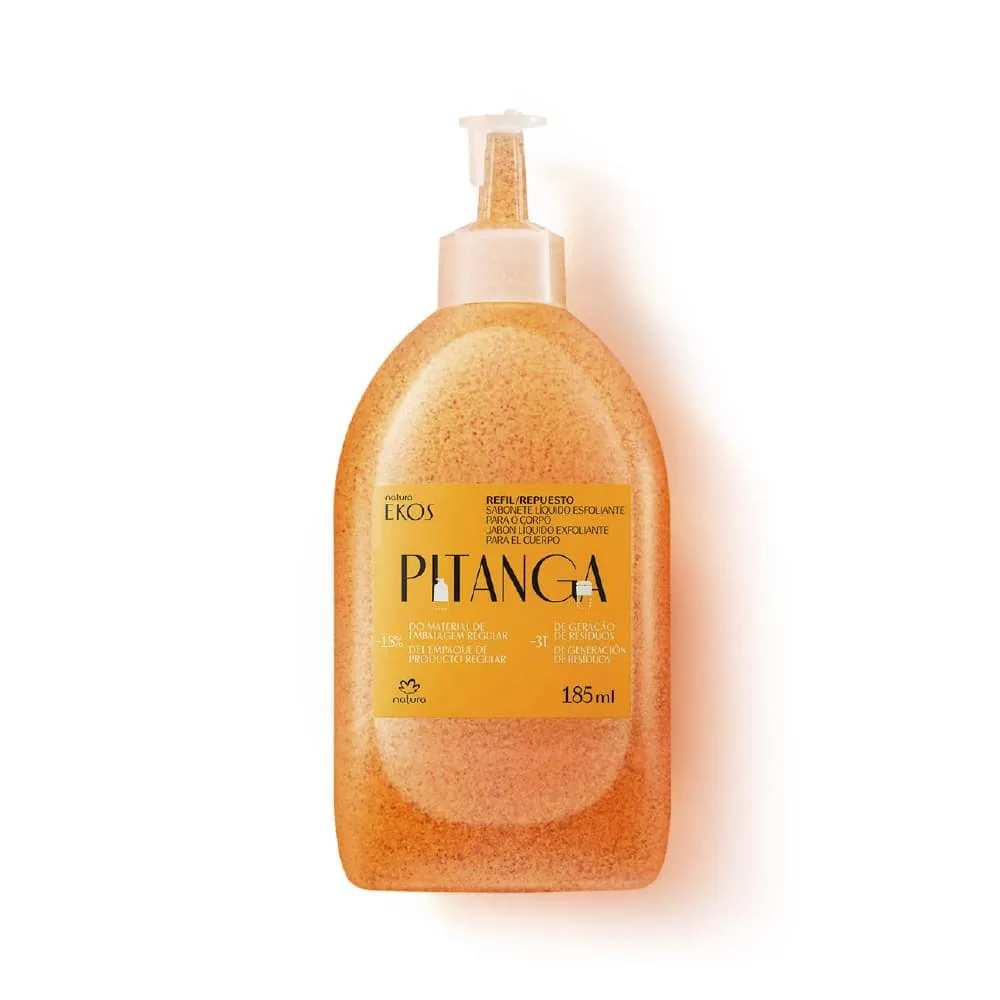 Repuesto Jabón Líquido Exfoliante Pitanga Ekos Natura 185 ml