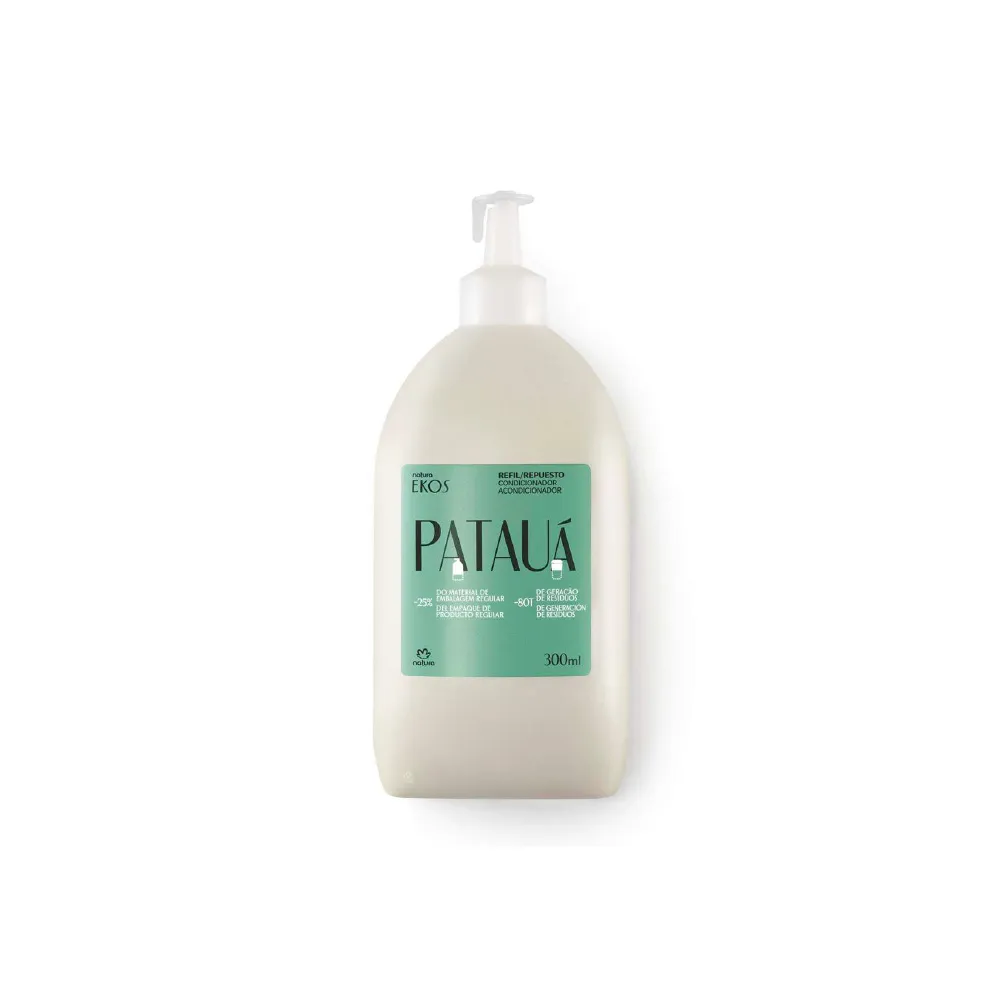 Repuesto Acondicionador Ekos Patauá Natura 300 ml, presentado de frente