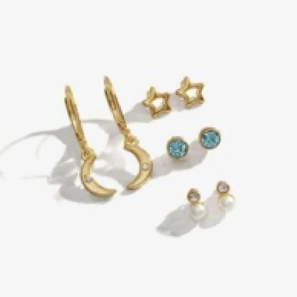 Set Aretes Brillo Astral Joyería Yanbal