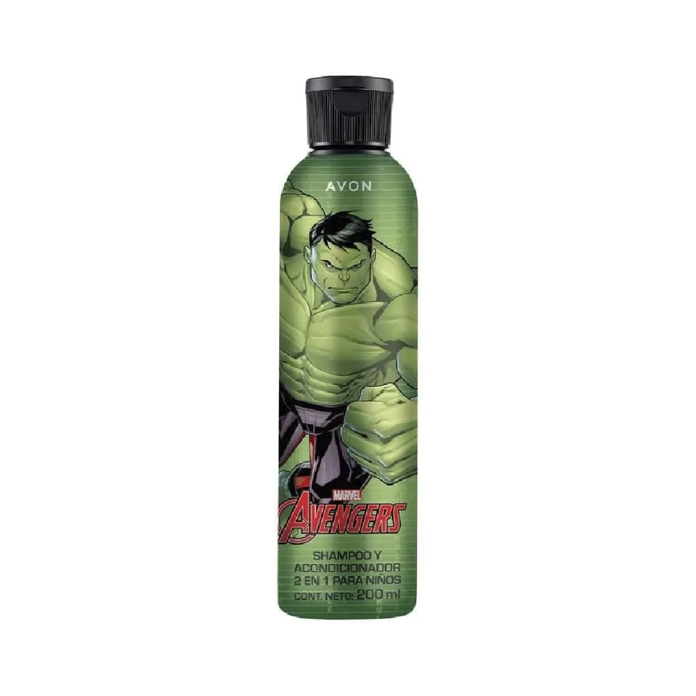 Shampoo 2 en 1 Niños Hulk Avengers Avon 200 ml