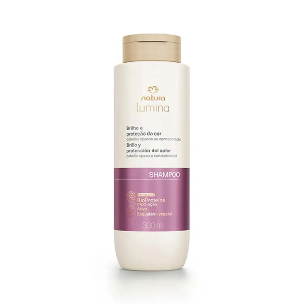 Shampoo Brillo y Protección del Color Lumina Natura 300 ml