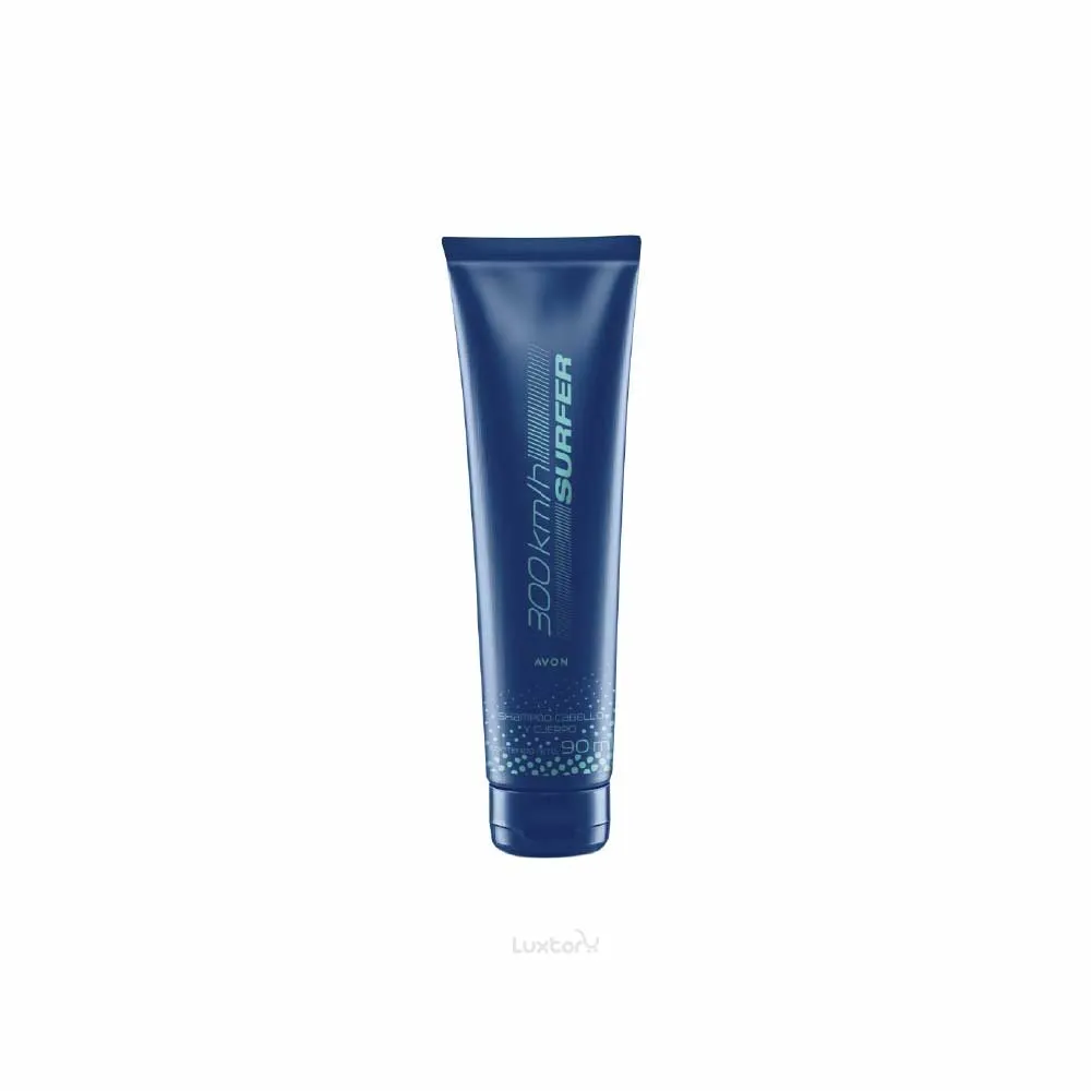 Shampoo para Cabello y Cuerpo 300 km/h Surfer Avon 90 ml