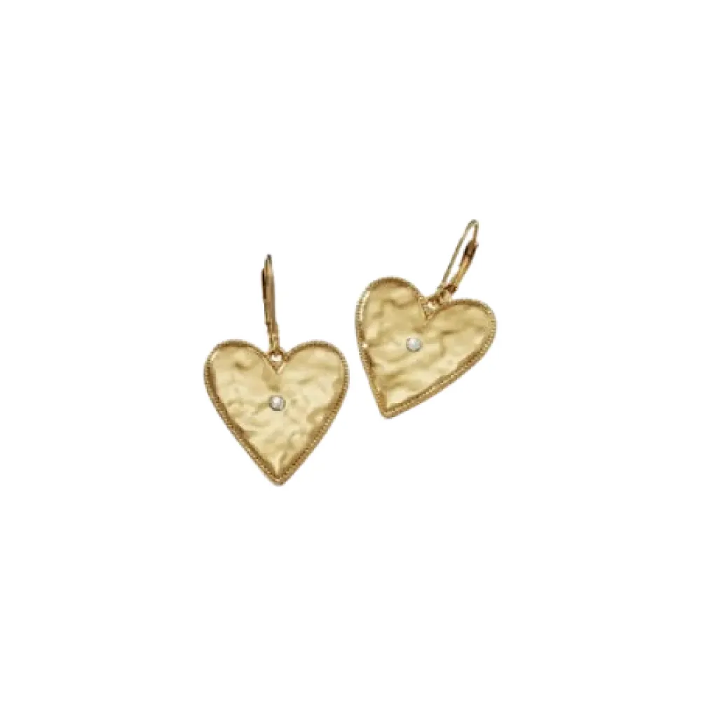 Aretes Detalles de Corazón Joyería Yanbal