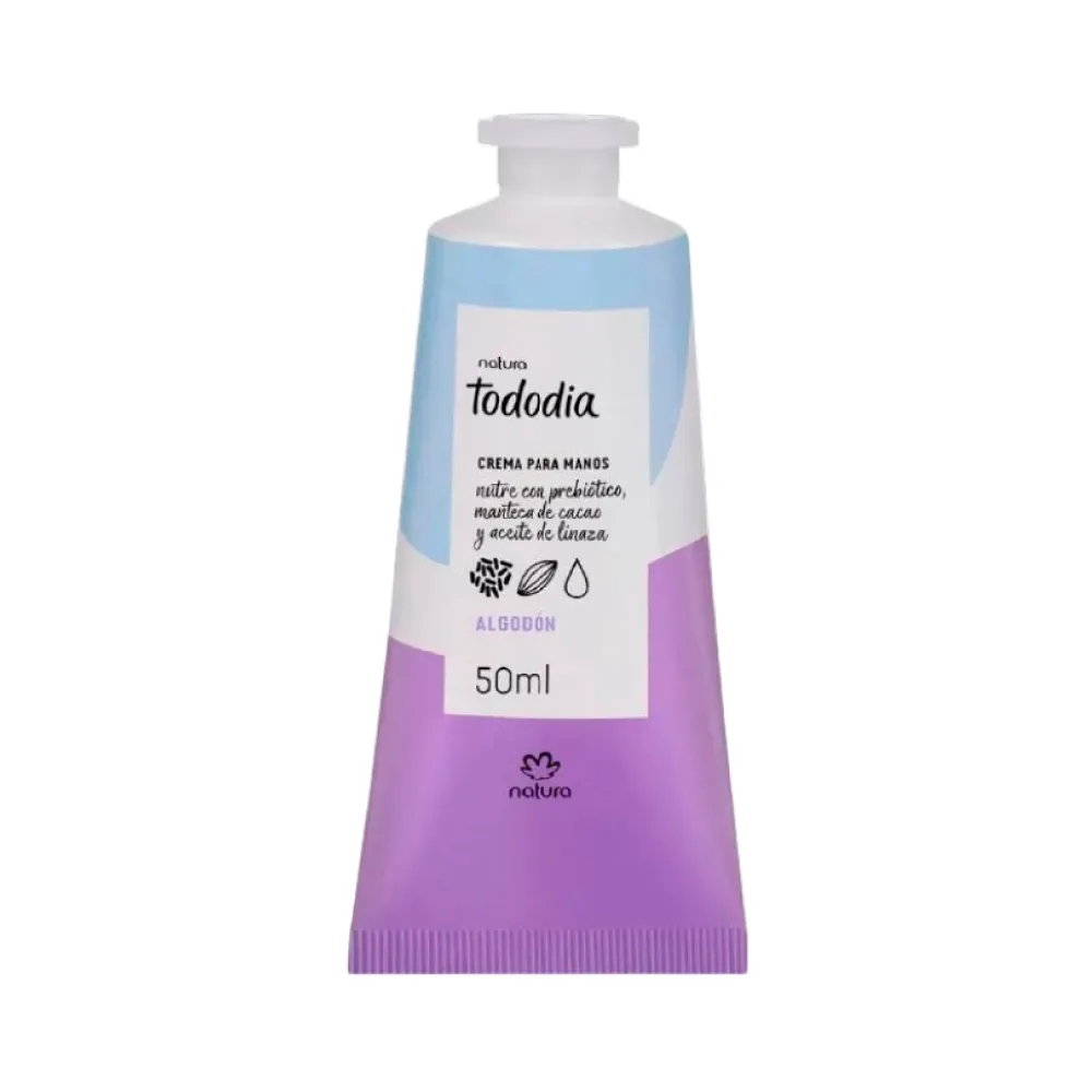 Crema Nutritiva para Manos Tododia Algodón Natura 50ml