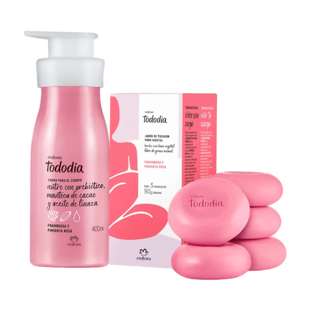 Dúo Frambuesa y Pimienta Rosa Tododia Natura