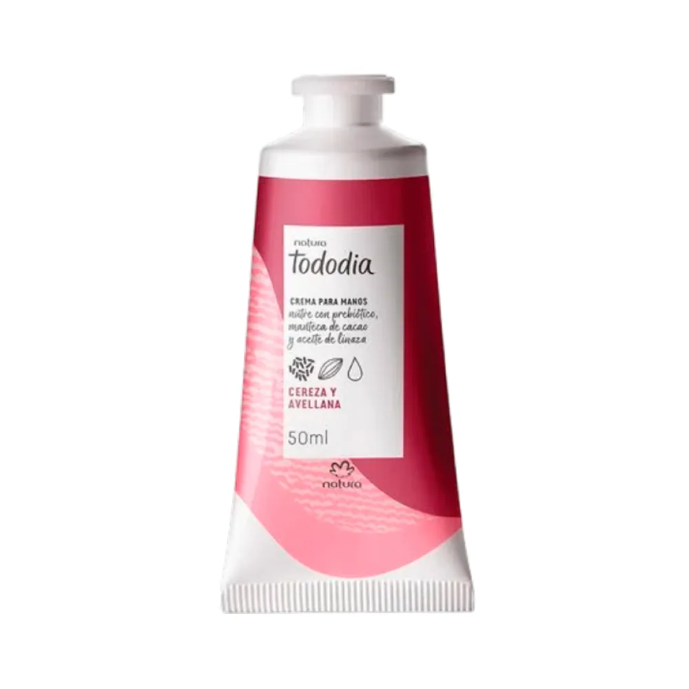 Crema Nutritiva para Manos Tododia Cereza y Avellanas Natura 50ml-2
