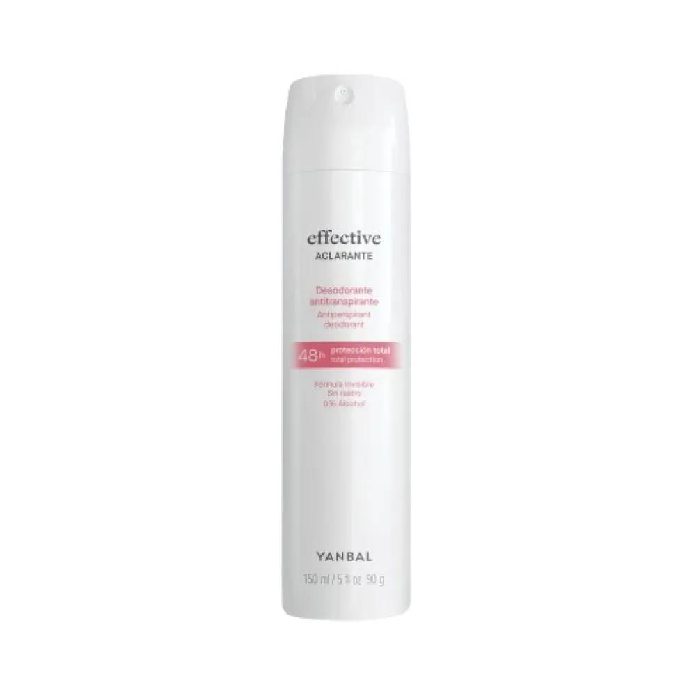 Desodorante Antitranspirante en Aerosol Aclarante Effective Yanbal 150 ml 2