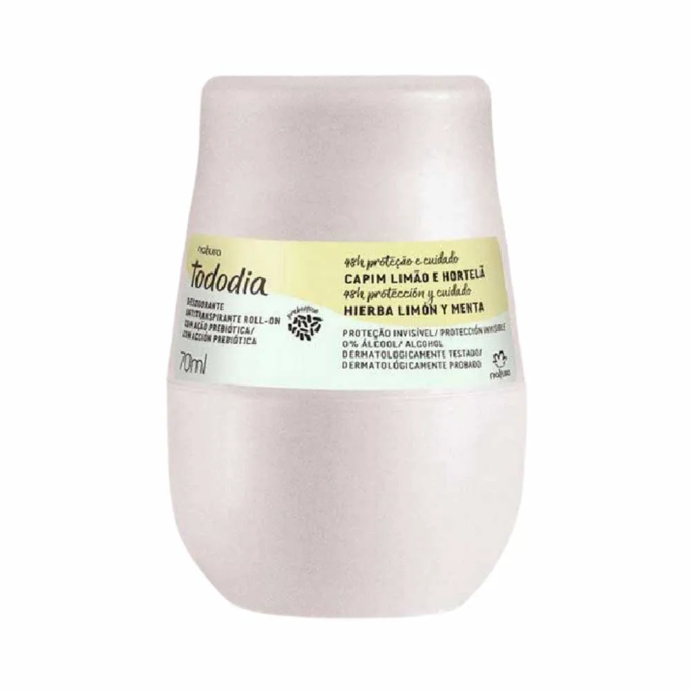 Desodorante Roll-on Hierba Limón y Menta Tododia Natura 70 ml