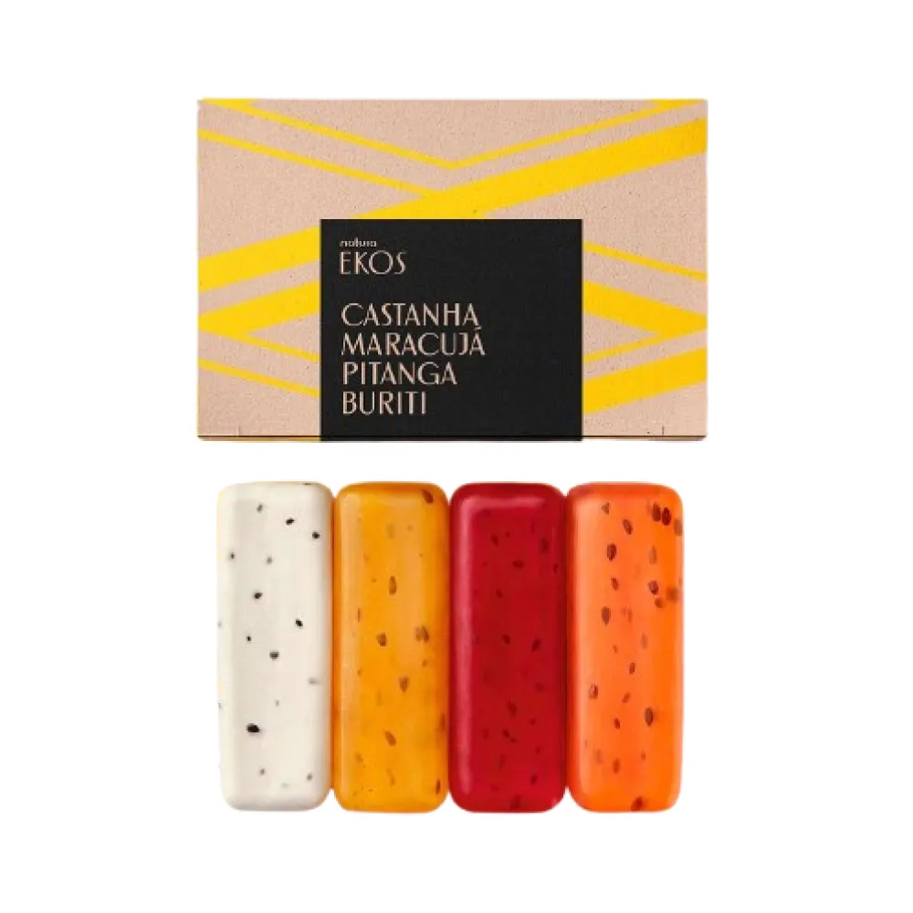Jabones en Barra Exfoliantes CMPB Ekos Natura x4