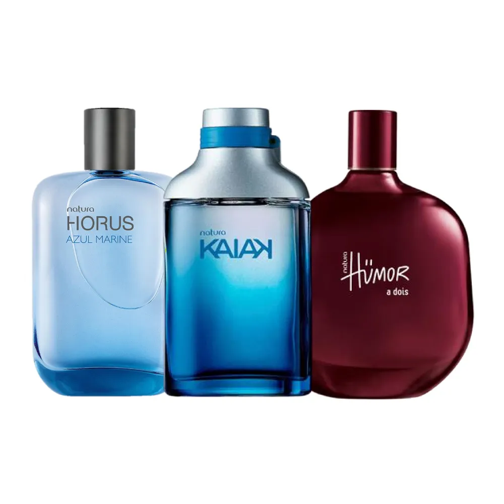 Kit Perfumes Masculinos Natura