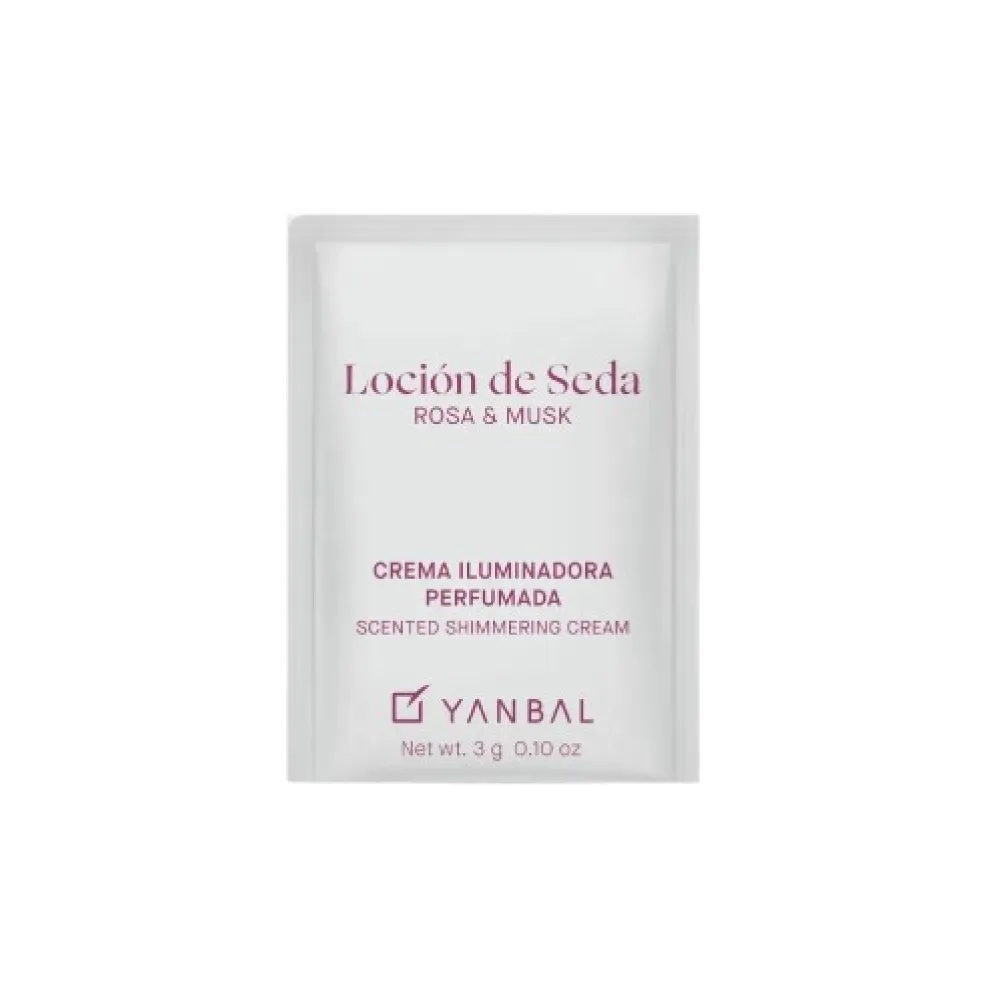 Loción de Seda Rosa y Musk Demo Yanbal 3 g