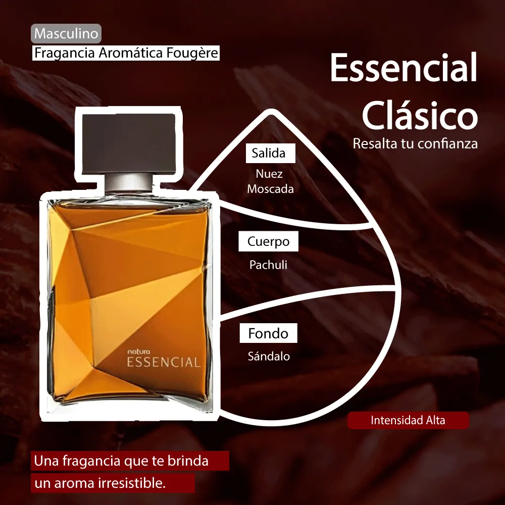 Perfume Masculino Essencial Clásico Natura 100ml 2